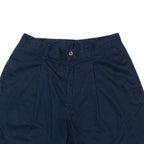 LIZ CLAIBORNE Womens Chino Shorts Blue M W30
