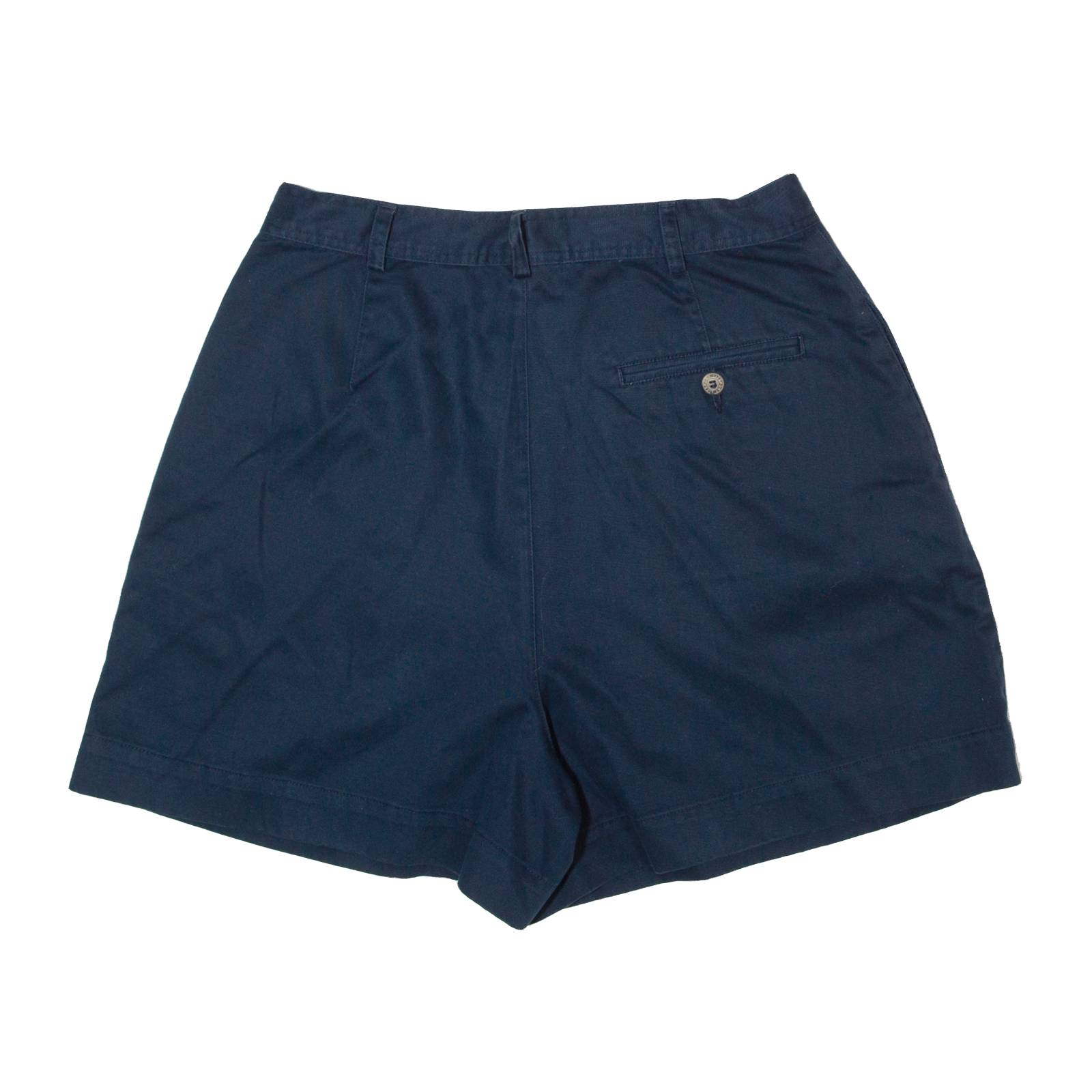 LIZ CLAIBORNE Womens Chino Shorts Blue M W30