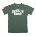 CHAMPION Mens Green Oregon Golf T-Shirt M Short Sleeve Crew Neck Cotton Blend