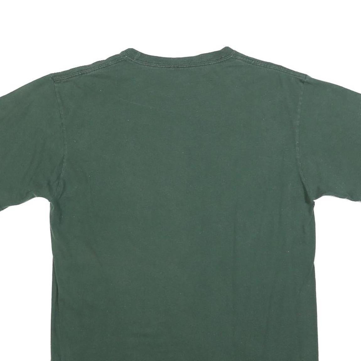 CHAMPION Mens Green Oregon Golf T-Shirt M Short Sleeve Crew Neck Cotton Blend