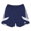 ADIDAS Mens Shorts Navy Blue & White Sports Casual L W29 Lightweight