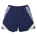 ADIDAS Mens Shorts Navy Blue & White Sports Casual L W29 Lightweight
