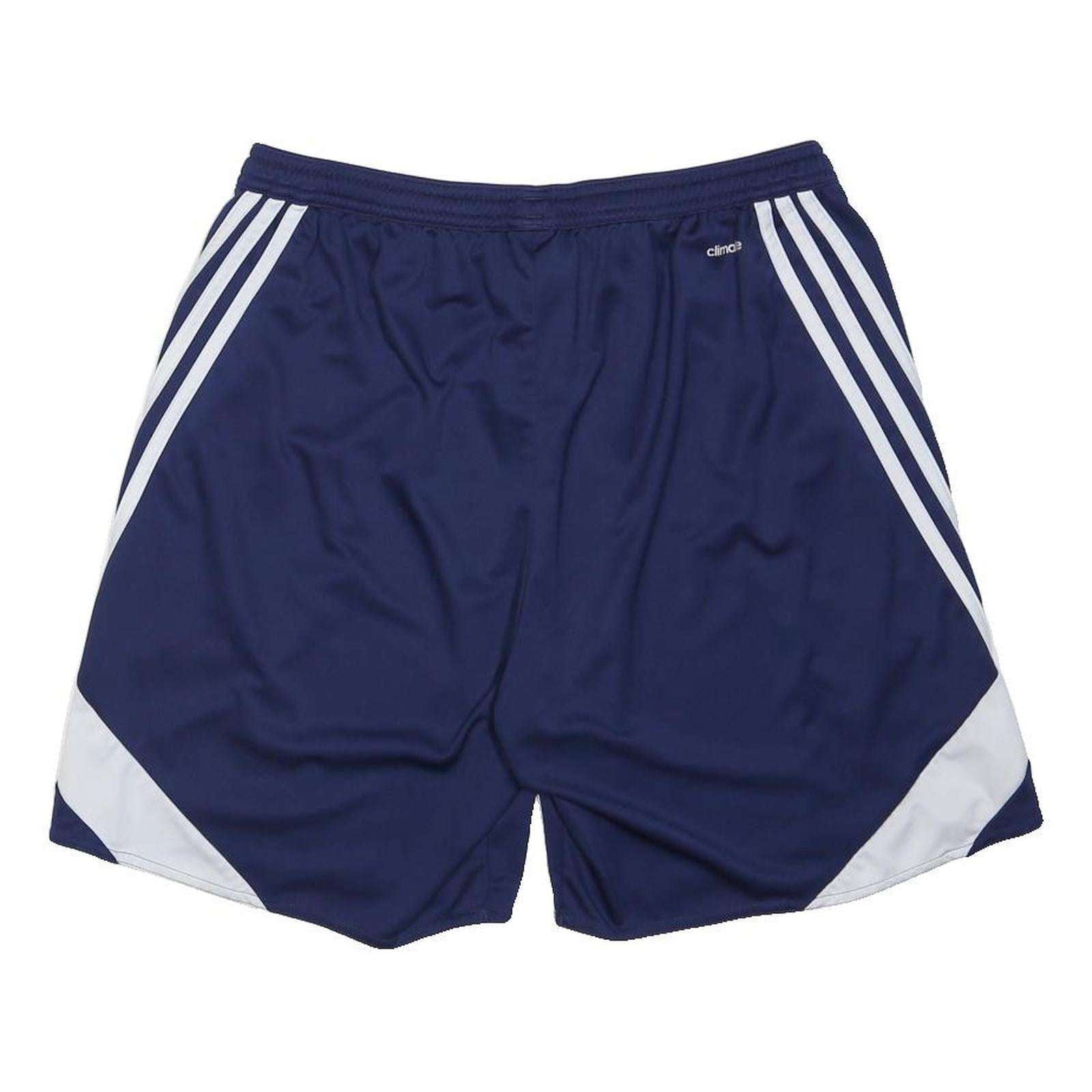 ADIDAS Mens Shorts Navy Blue & White Sports Casual L W29 Lightweight