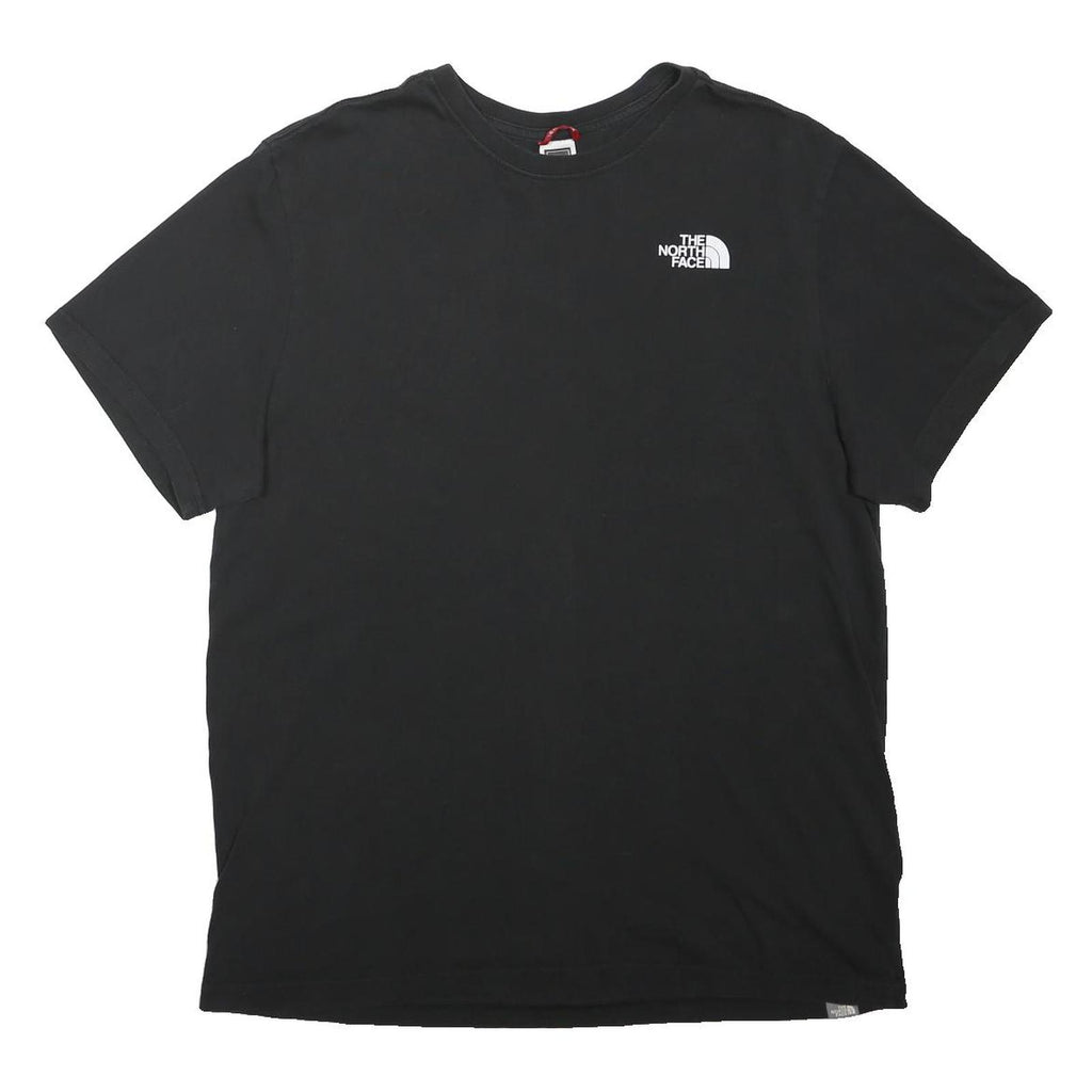 THE NORTH FACE Mens Black Graphic T-Shirt L Short Sleeve Crew Neck Outdoor Style