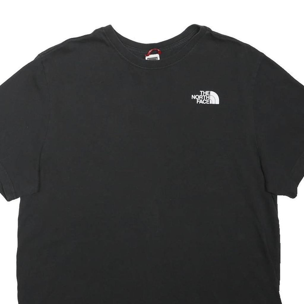 THE NORTH FACE Mens Black Graphic T-Shirt L Short Sleeve Crew Neck Outdoor Style
