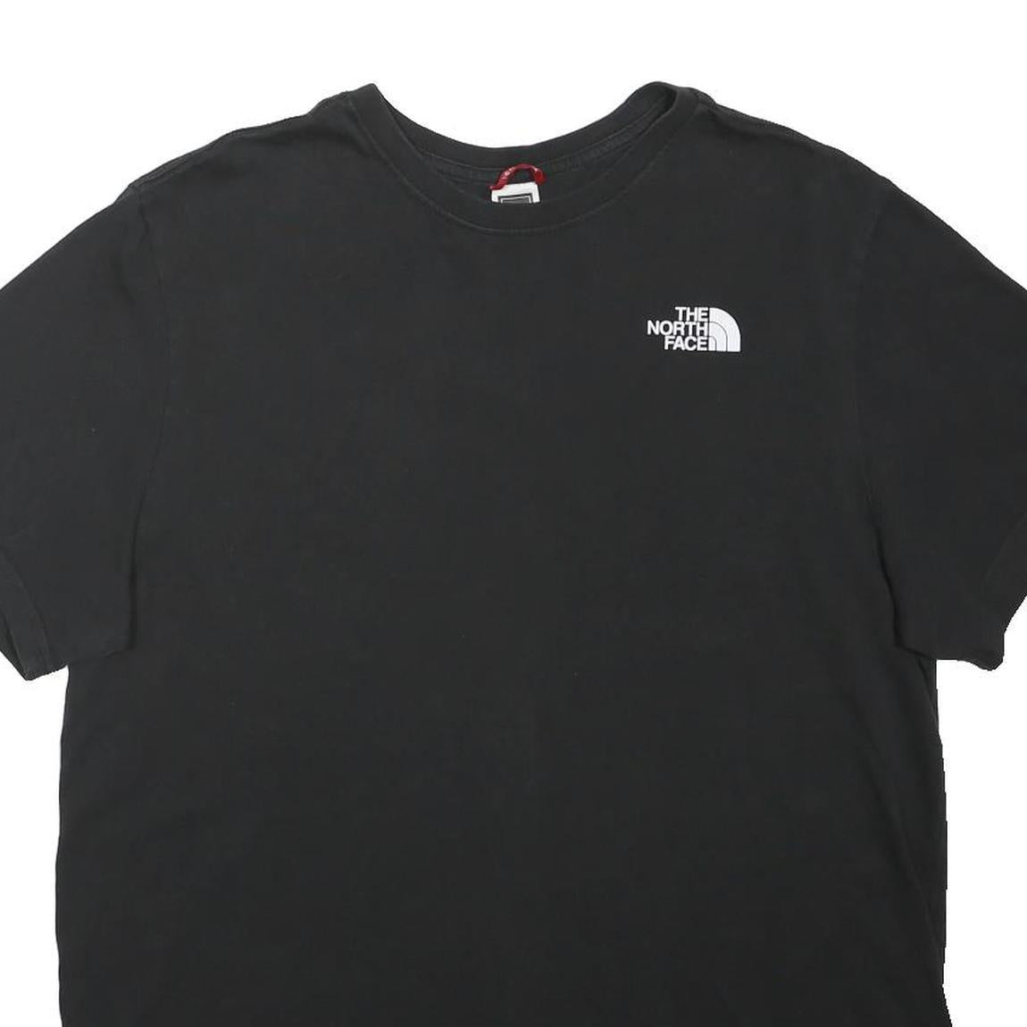 THE NORTH FACE Mens Black Graphic T-Shirt L Short Sleeve Crew Neck Outdoor Style