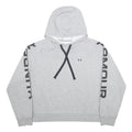 UNDER ARMOUR Womens Grey Hoodie XL Cotton Blend Lightweight Sports Style