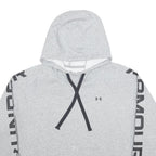 UNDER ARMOUR Womens Grey Hoodie XL Cotton Blend Lightweight Sports Style