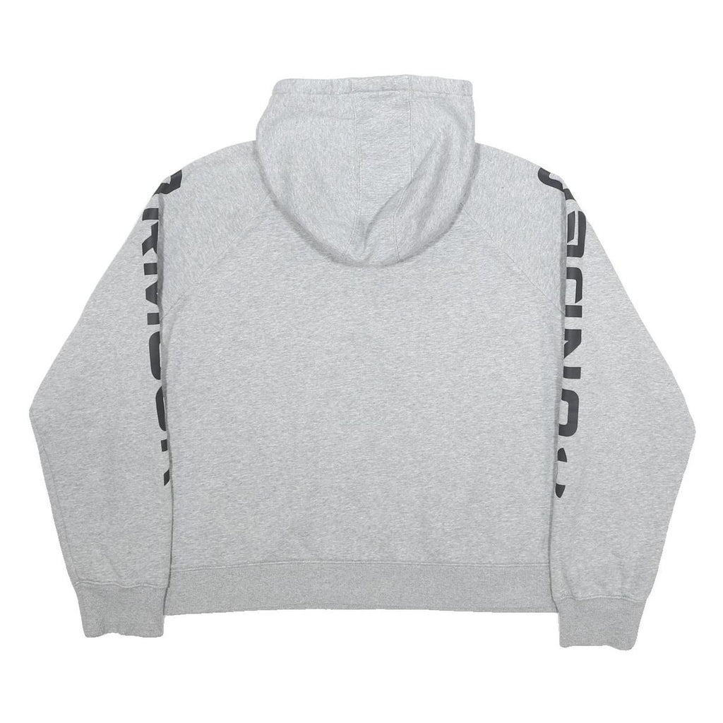 UNDER ARMOUR Womens Grey Hoodie XL Cotton Blend Lightweight Sports Style