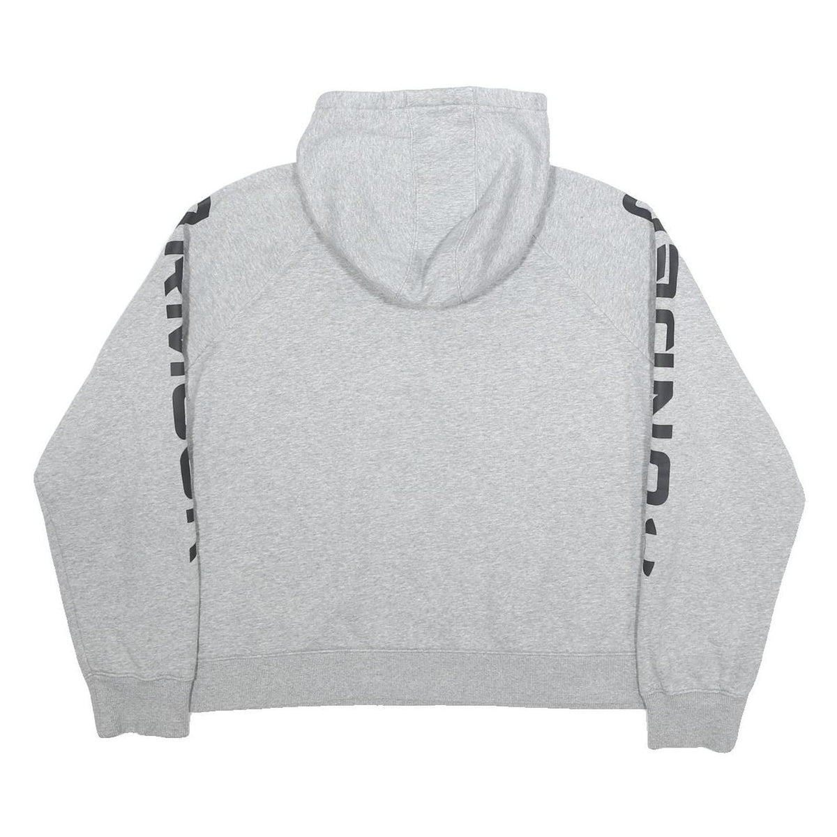 UNDER ARMOUR Womens Grey Hoodie XL Cotton Blend Lightweight Sports Style