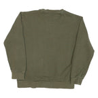 ADIDAS Mens Green Crew Neck S Sweatshirt Cotton Blend Casual Pullover
