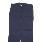 CARHARTT Womens Regular Fit Cotton Blend Navy Blue Trousers W36 L32 Workwear Zip