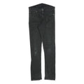 LEVI'S Mens Jeans Black Slim Skinny Denim W30 L32 Zip Cotton Blend Straight