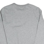 PUMA Mens Grey Cotton Blend Crew Neck M Logo Sweatshirt Casual