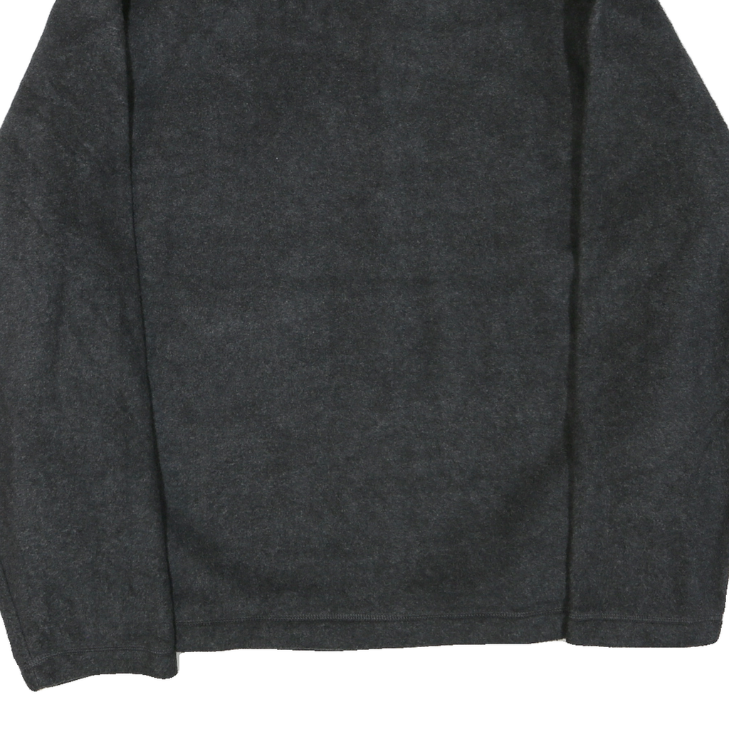 NAUTICA Mens Grey Red Cotton Blend Track Jacket XL Fleece Half Zip Casual Warm