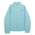 THE NORTH FACE Womens Blue Jacket L Polyester Fleece Outdoor Zip Up Casual