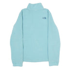 THE NORTH FACE Womens Blue Jacket L Polyester Fleece Outdoor Zip Up Casual