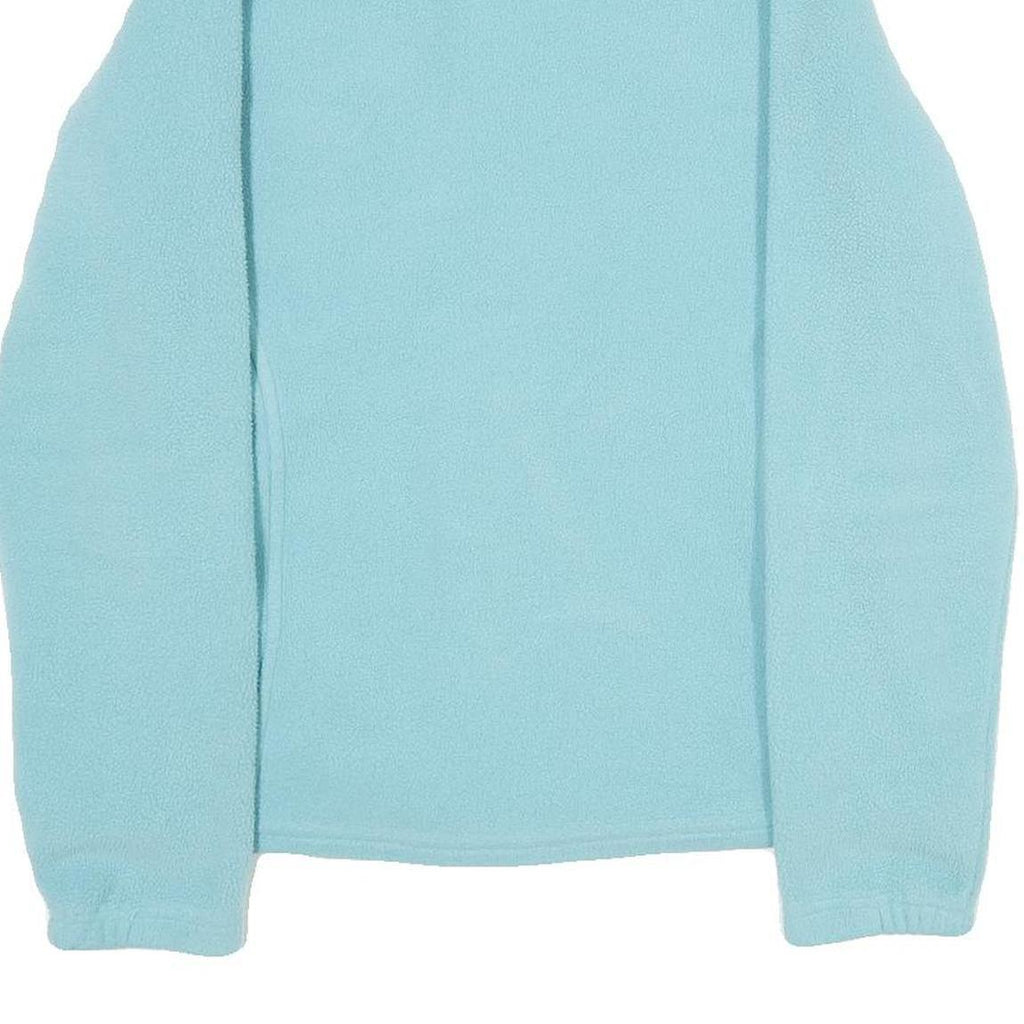 THE NORTH FACE Womens Blue Jacket L Polyester Fleece Outdoor Zip Up Casual