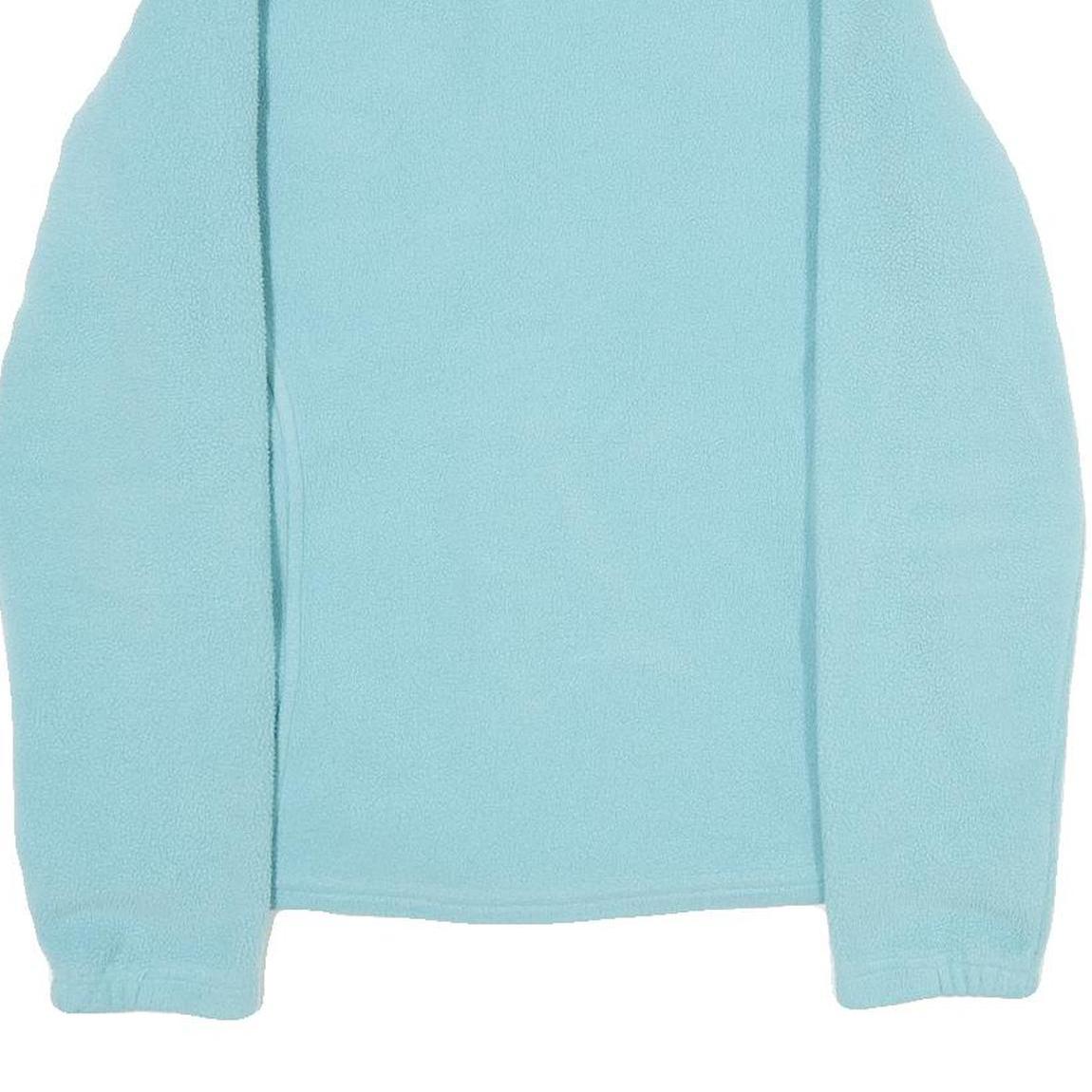 THE NORTH FACE Womens Blue Jacket L Polyester Fleece Outdoor Zip Up Casual