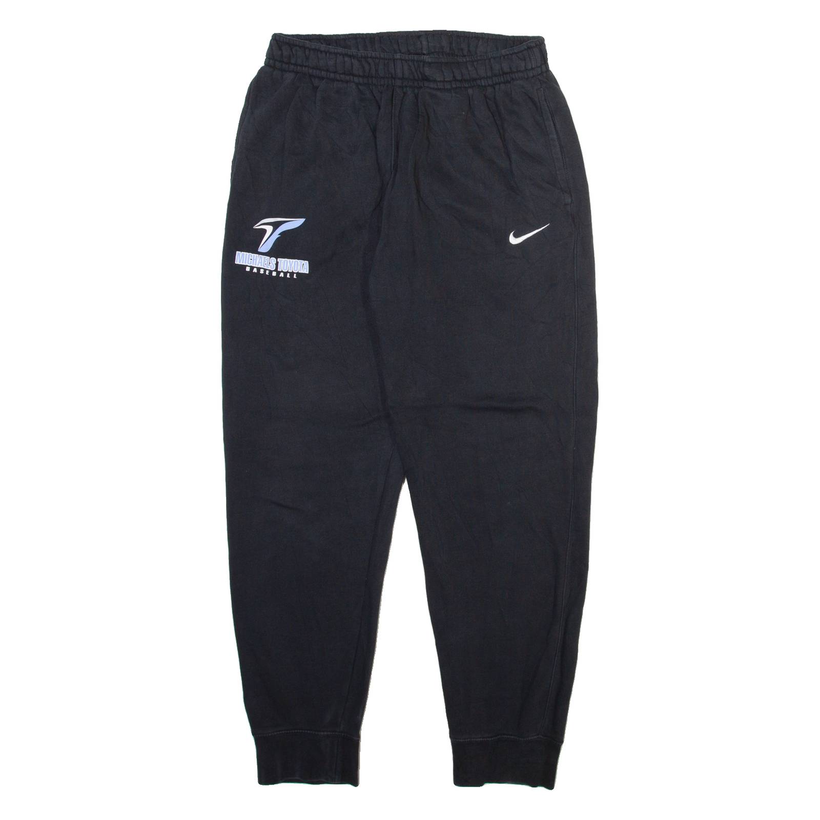 NIKE Mens Joggers Black Tapered M W28 L27