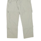 RODEO Womens Polyester Blend Beige Regular Fit Cargo Trousers W27 L31 Outdoor