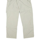 RODEO Womens Polyester Blend Beige Regular Fit Cargo Trousers W27 L31 Outdoor