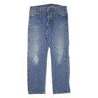 LEVI'S 501 Mens Jeans Blue Regular Straight Denim Medium W35 L31 Classic Button