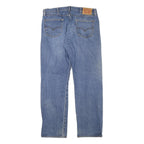 LEVI'S 501 Mens Jeans Blue Regular Straight Denim Medium W35 L31 Classic Button