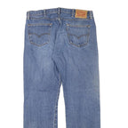 LEVI'S 501 Mens Jeans Blue Regular Straight Denim Medium W35 L31 Classic Button