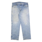 DICKIES Mens Relaxed Blue Denim Jeans W38 L32 Cotton Zip Pockets Workwear