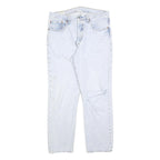 LEVI'S 501 BIG E Womens Jeans Blue Regular Straight Denim Light W33 L28 Classic