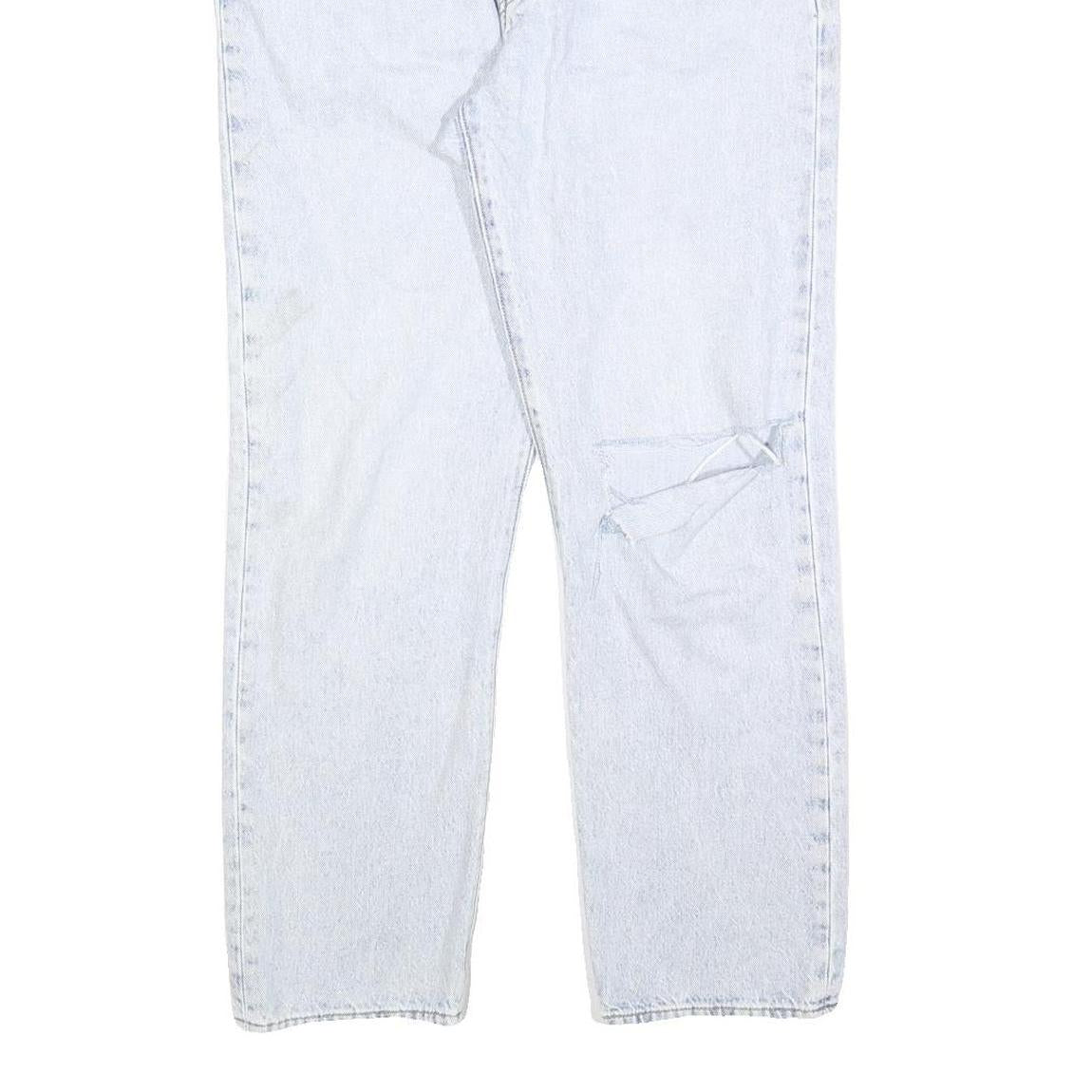 LEVI'S 501 BIG E Womens Jeans Blue Regular Straight Denim Light W33 L28 Classic