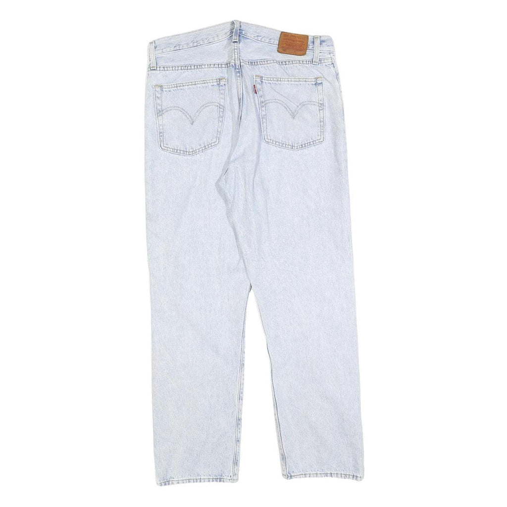 LEVI'S 501 BIG E Womens Jeans Blue Regular Straight Denim Light W33 L28 Classic