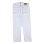 LEVI'S 501 BIG E Womens Jeans Blue Regular Straight Denim Light W33 L28 Classic