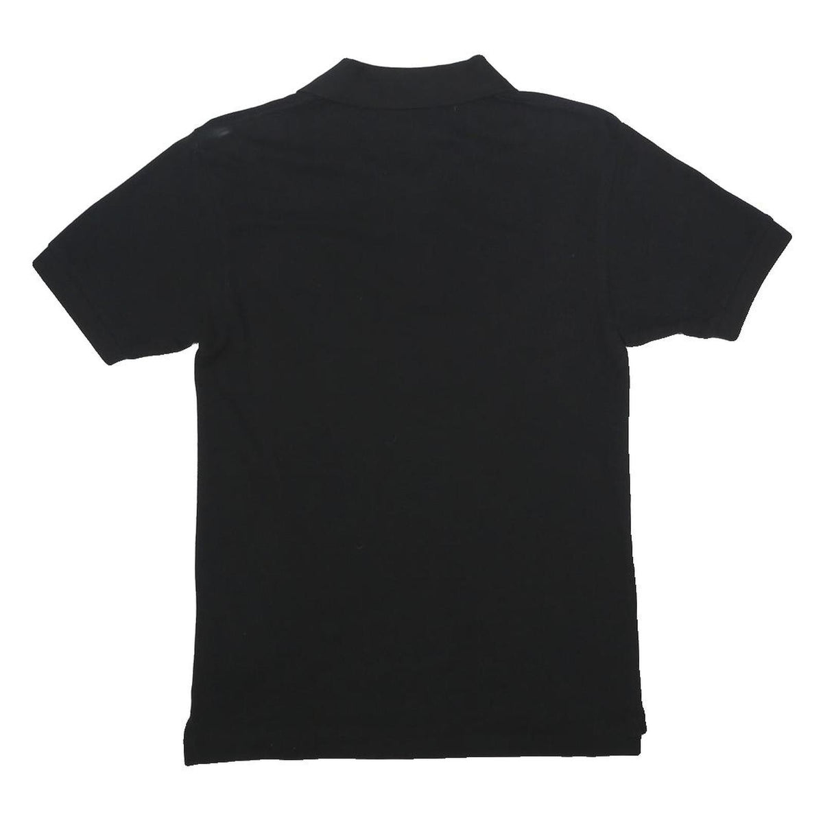 COMME DES GARCONS PLAY Mens Black Cotton Short Sleeve S Heart Logo Polo Shirt