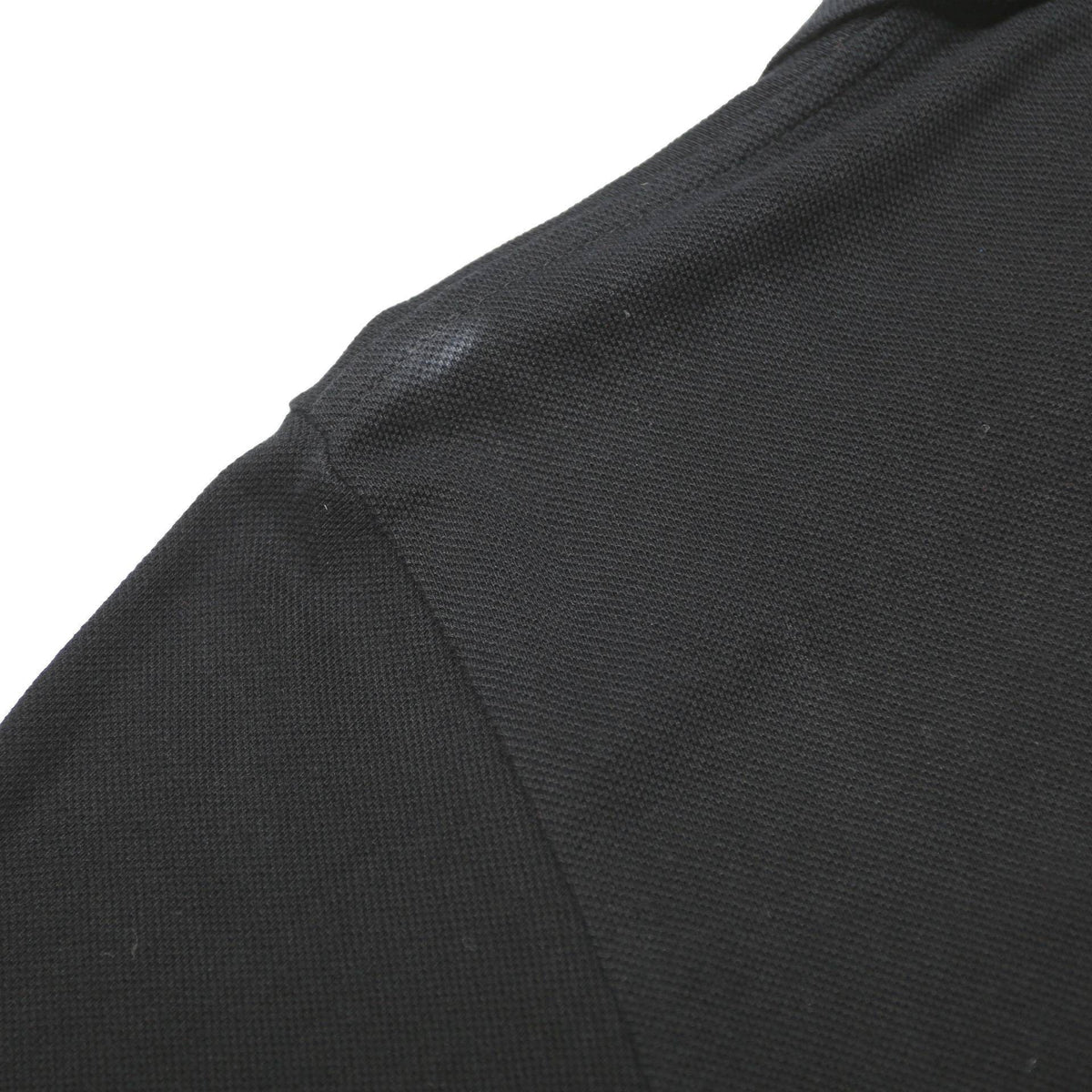 COMME DES GARCONS PLAY Mens Black Cotton Short Sleeve S Heart Logo Polo Shirt