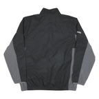 MAJESTIC Mens Black & Grey Colorado Rockies Windbreaker Jacket XL Polyester