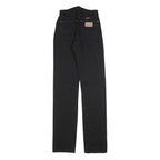 WRANGLER Womens Regular Black Denim Jeans W26 L36 Classic Zip Cotton Blend
