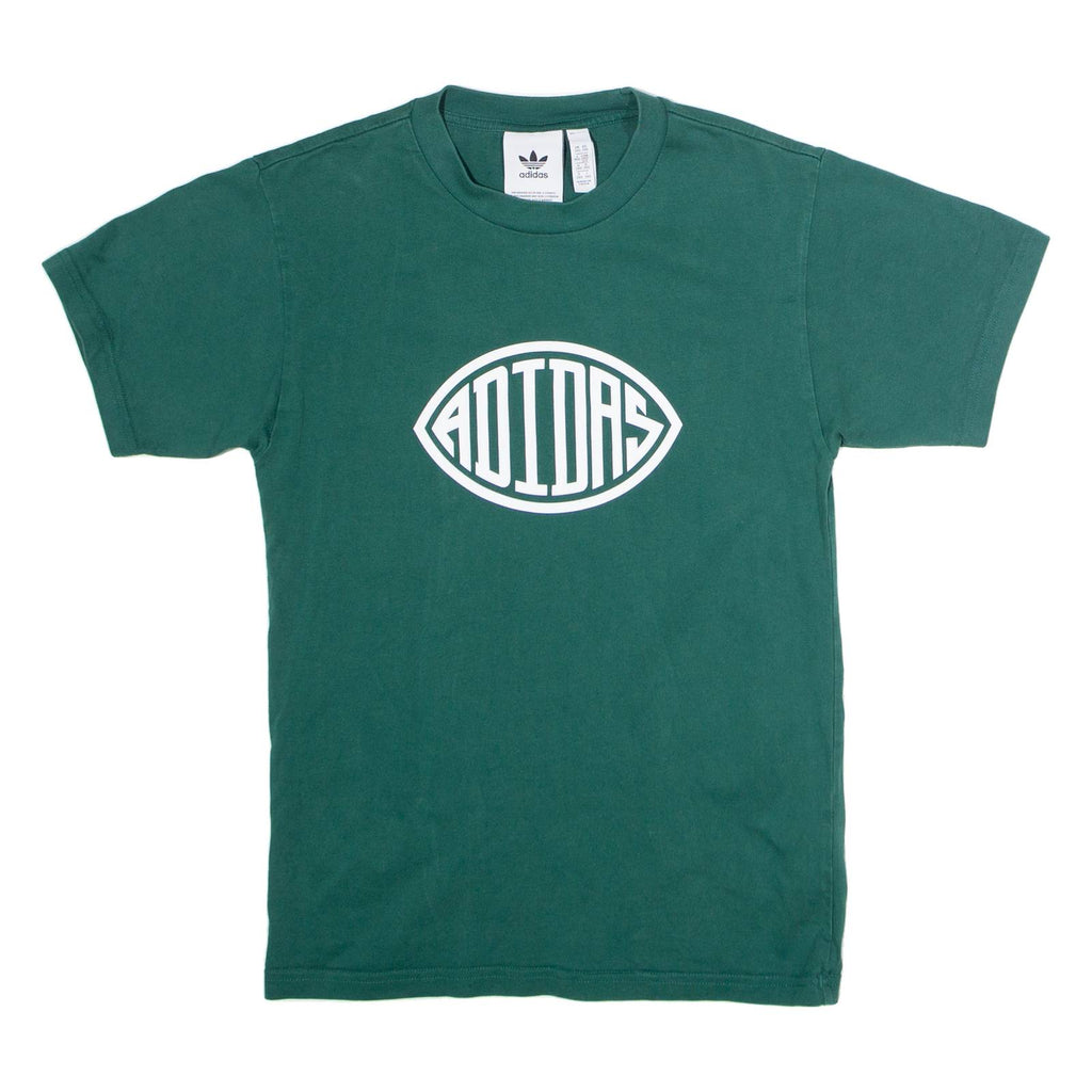 ADIDAS ORIGINALS Mens T-Shirt Green Crew Neck XXS