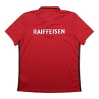 ADIDAS Mens Red WEESEN Logo Polo T-Shirt XL Short Sleeve Collared Sportswear