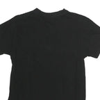 ADIDAS Womens Black Cotton Graphic T-Shirt S Short Sleeve Crew Neck Logo