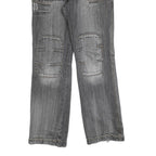 TWO BOXES Mens Regular Fit Blue Denim Straight Zip Jeans W33 L33 Cotton Blend