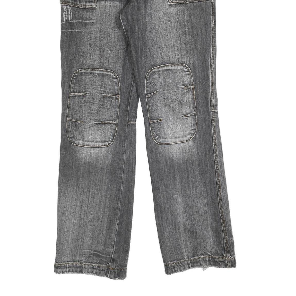 TWO BOXES Mens Regular Fit Blue Denim Straight Zip Jeans W33 L33 Cotton Blend