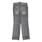 TWO BOXES Mens Regular Fit Blue Denim Straight Zip Jeans W33 L33 Cotton Blend