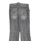 TWO BOXES Mens Regular Fit Blue Denim Straight Zip Jeans W33 L33 Cotton Blend