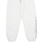 CHAMPION Mens Joggers White XS W26 L26 Cotton Blend Slim Fit Elastic Cuffs