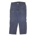 CARHARTT Mens Cotton Blend Blue Relaxed Straight Trousers W36 L29 Workwear