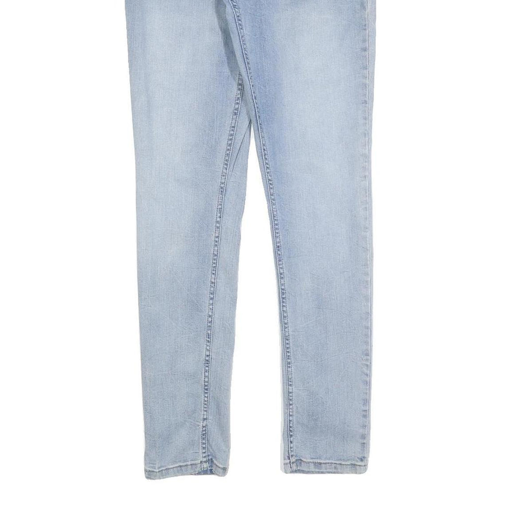 LEVI'S 524 Womens Jeans Blue Slim Skinny Denim Light W28 L32 Zip Cotton Blend