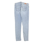 LEVI'S 524 Womens Jeans Blue Slim Skinny Denim Light W28 L32 Zip Cotton Blend