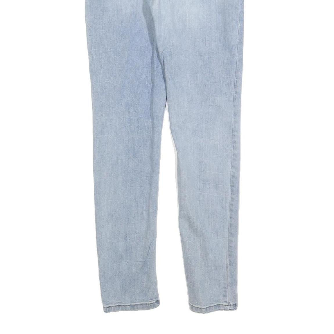 LEVI'S 524 Womens Jeans Blue Slim Skinny Denim Light W28 L32 Zip Cotton Blend